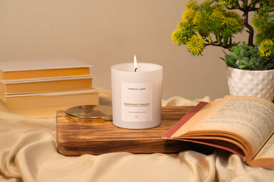 Midnight Forest Luxury Scented Candle (200g)