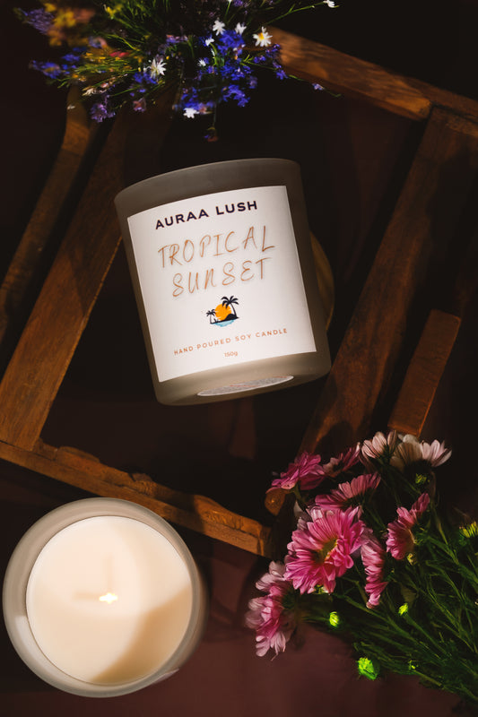Tropical Sunset Scented Candle (150g)