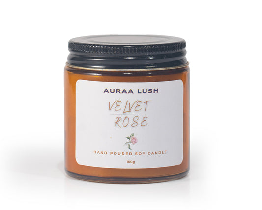 Velvet Rose Scented Candle (100g)