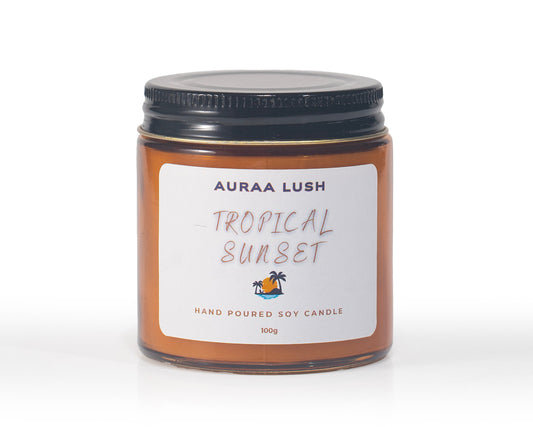 Tropical Sunset Scented Candle (100g)